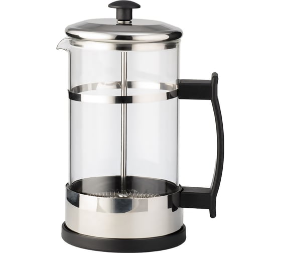 Изображение товара Френч-пресс Lara 600 мл, экологически чистый материал, пищевая сталь 304, боросиликатное стекло LR06-51-600