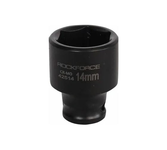 Изображение товара Головка торцевая Rockforce 14 мм 1/4" 6-гранная ударная 35 мм RF-42514(48080)