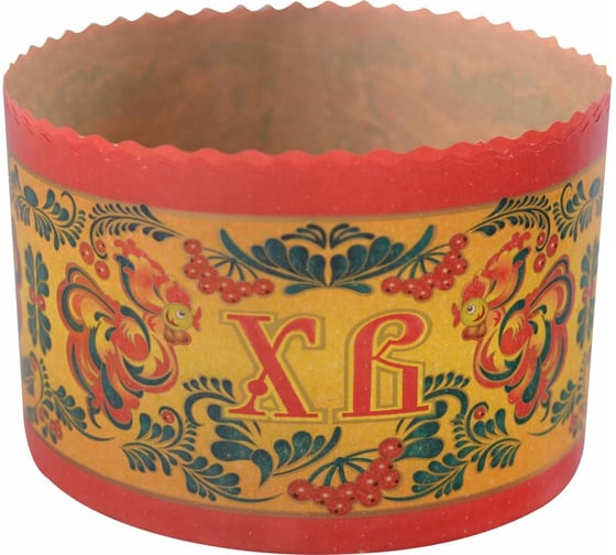 Изображение товара Бумажная форма для кулича МУЛЬТИДОМ Орнамент набор 3 шт диаметр 13,5 см, высота 9,5 см МТ8-124