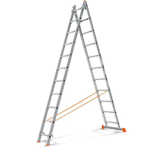 Изображение товара Двухсекционная лестница Эйфель Гранит 2х11