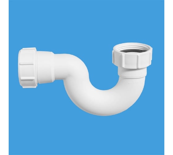 Изображение товара Колено McAlpine пластик, (круглое) ф1 1/4-ф32, h=82мм MRB6-32