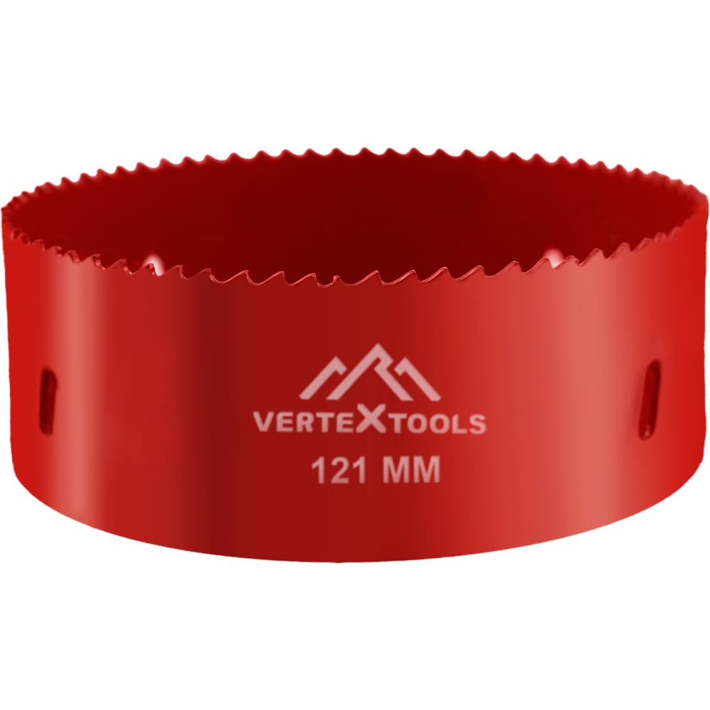 Изображение товара Коронка биметаллическая по металлу 121 мм vertextools 2525-121