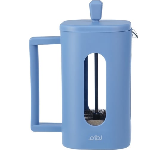 Изображение товара Френч-пресс Lara 600 мл, экологически чистый материал, стальной фильтр 18/10, боросиликатное стекло LR06-57-600