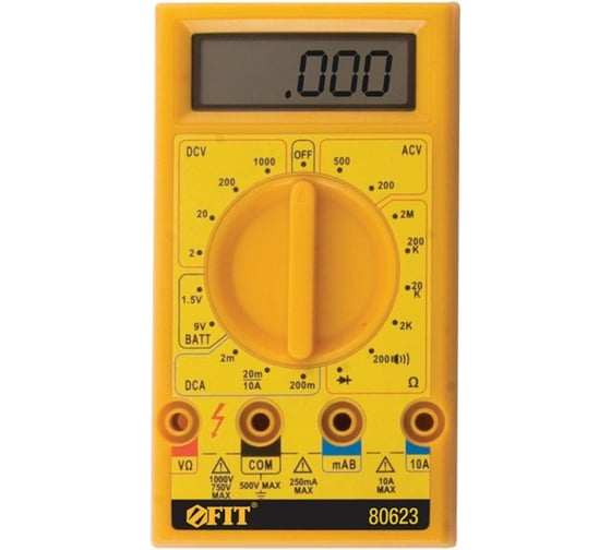 Изображение товара Мультиметр FIT EM5308B 80623