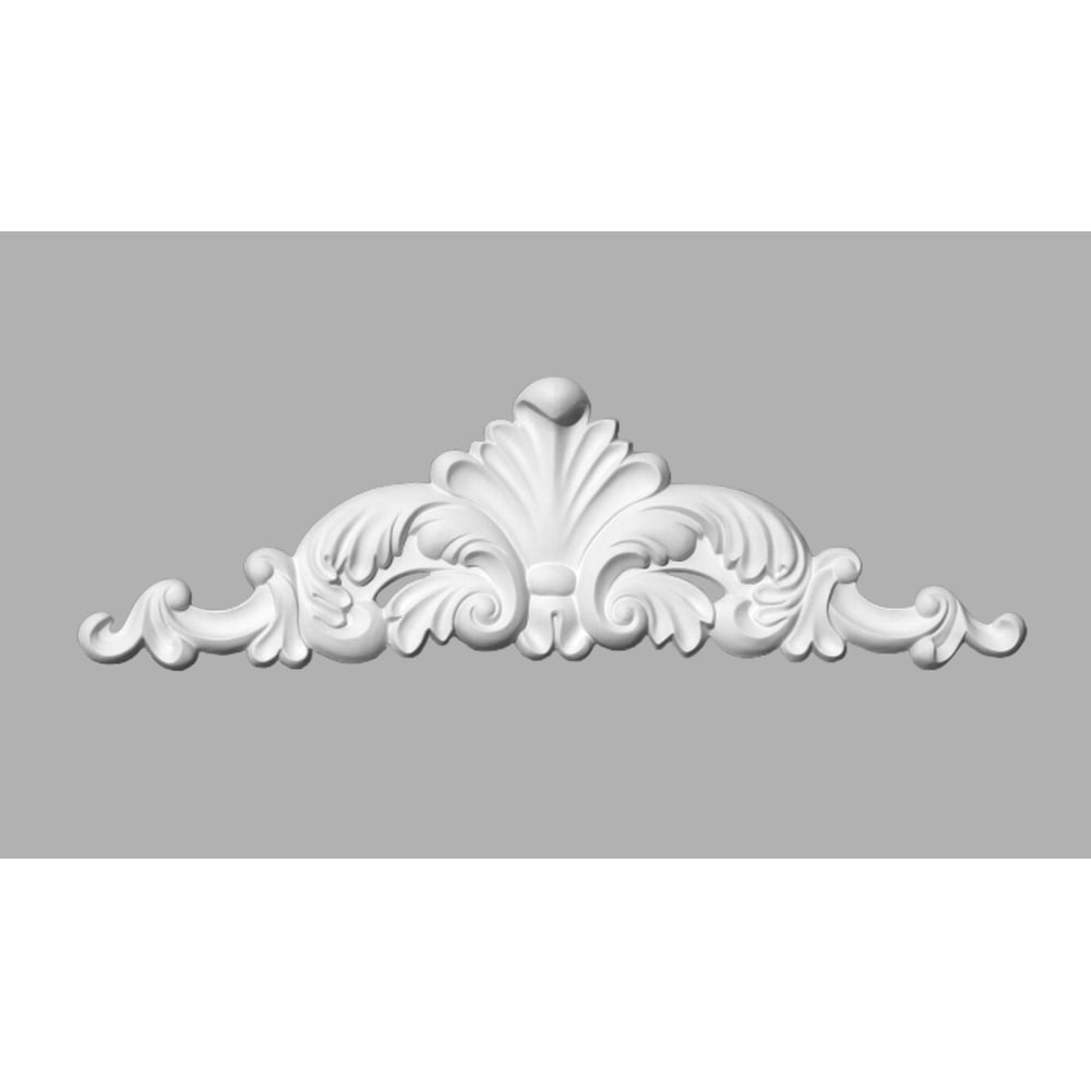 Изображение товара Декоративный орнамент Decomaster 735x220x45 мм полиуретан белый