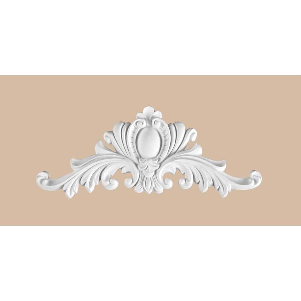 Изображение товара Орнамент Decomaster 320x125x35 мм - декоративный полиуретановый элемент