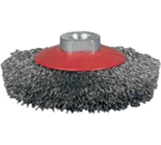 Изображение товара Щётка вогнутая, гофрированная латунная проволока №022 (100 мм; М14) для УШМ Атака 21779