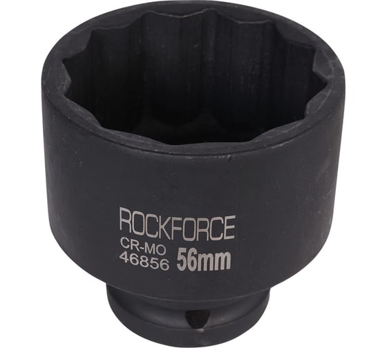 Изображение товара Головка ударная глубокая 12-гранная 56 мм, 3/4"DR Rockforce RF-46856