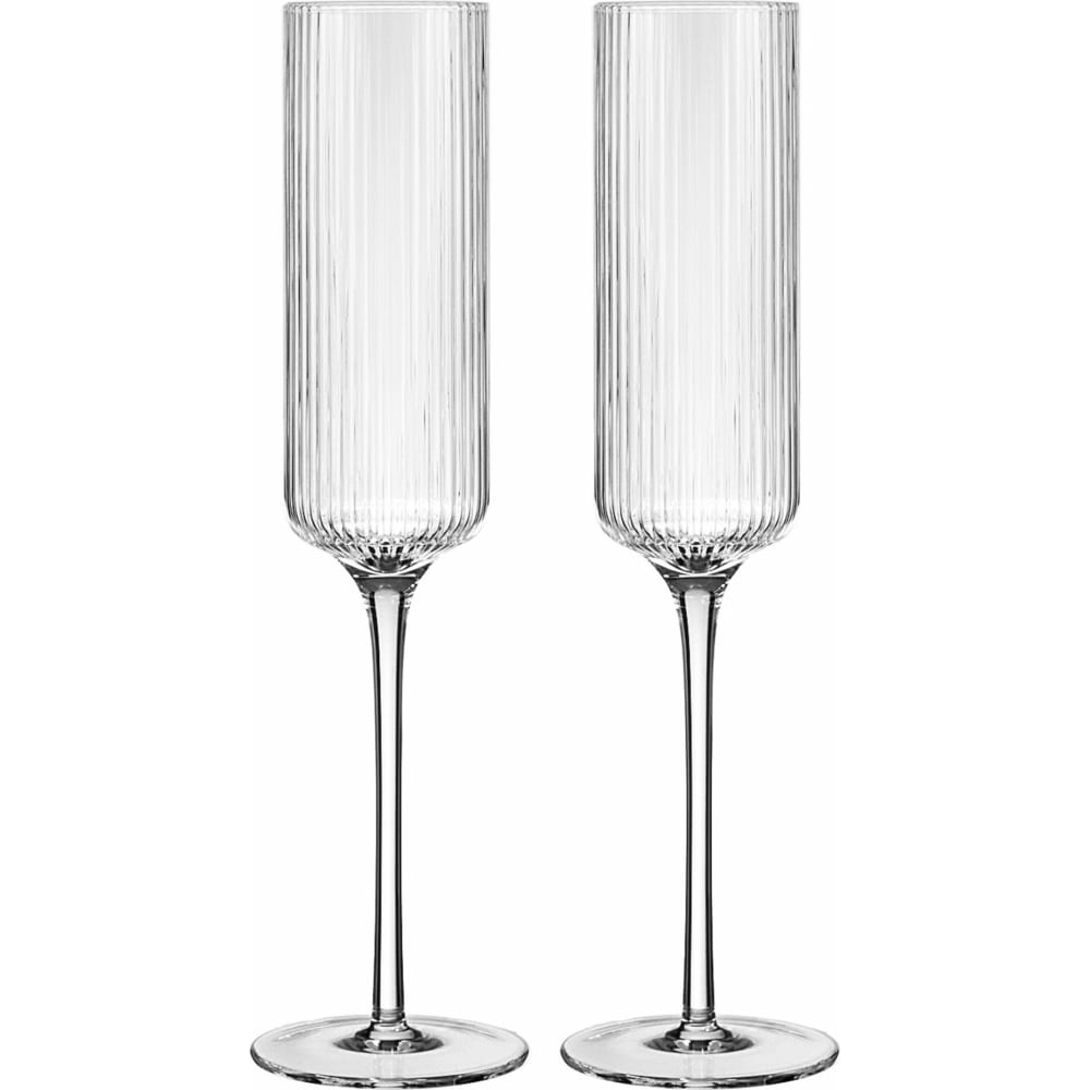 Набор бокалов для шампанского BILLIBARRI gloria бокалы для шампанского 2 шт