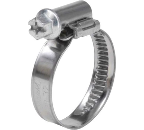 Изображение товара Хомут червячный Wurth из нержавеющей стали W2 для шлангов асимметричной конструкции WS7-B9 (90-110) 0539190110003 25 0539190110005 25
