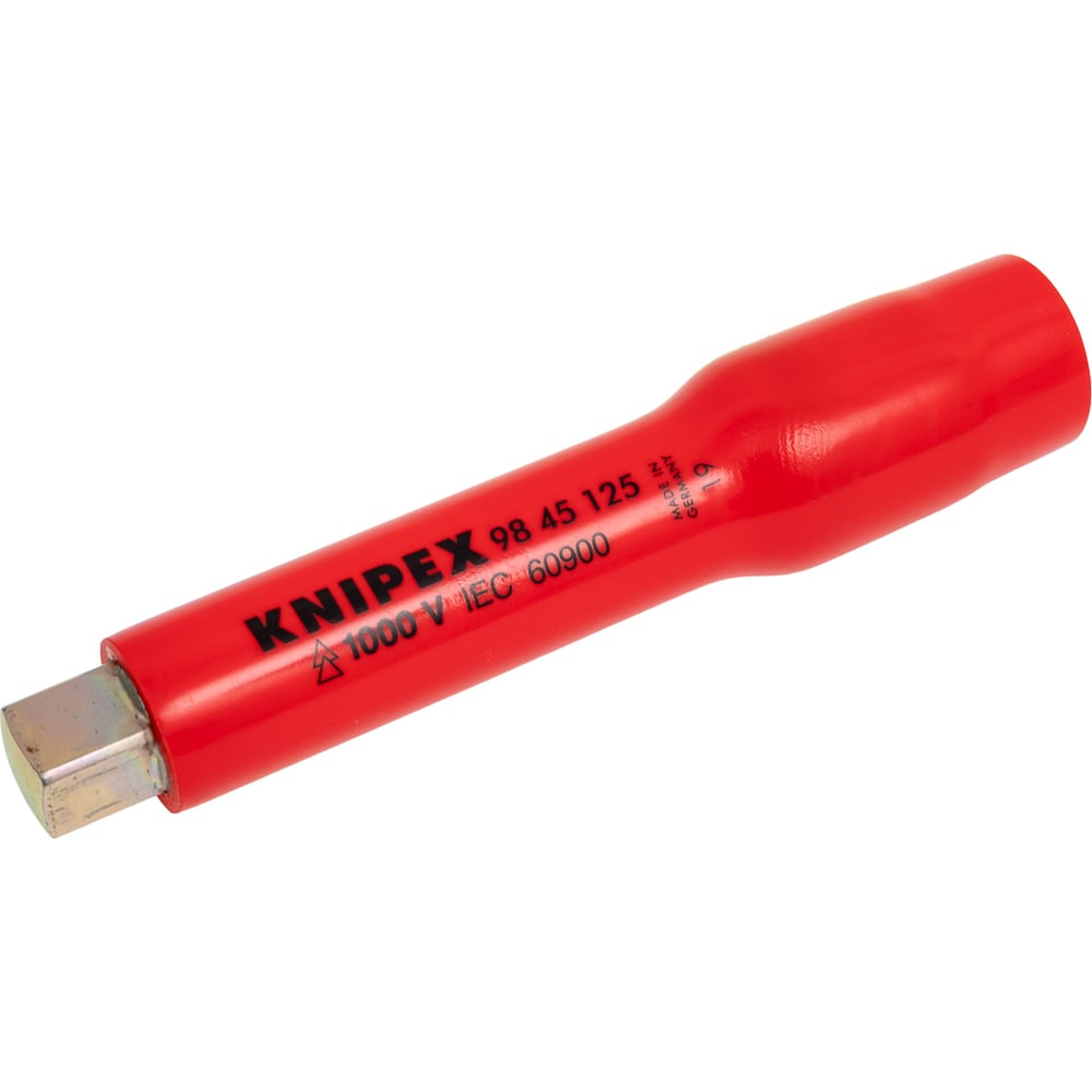 Изображение товара Удлинитель 1/2 дюйма 125 мм для торцевого ключа Knipex 1000 В VDE CrV