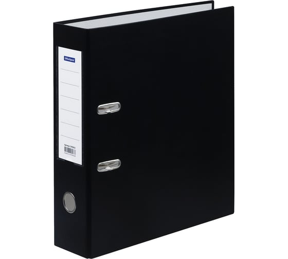 Изображение товара Папка-регистратор OfficeSpace 80 мм, бумвинил, с карманом на корешке 340063