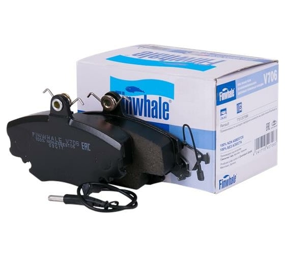 Изображение товара Колодки передние дисковые Logan, Sandero, Lada Largus (с ABS) FINWHALE V706