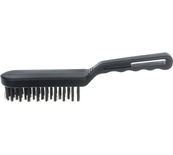 Изображение товара Щетка проволочная стальная большая с пластмассовой ручкой Зубр ЭКСПЕРТ 35011-5_z01
