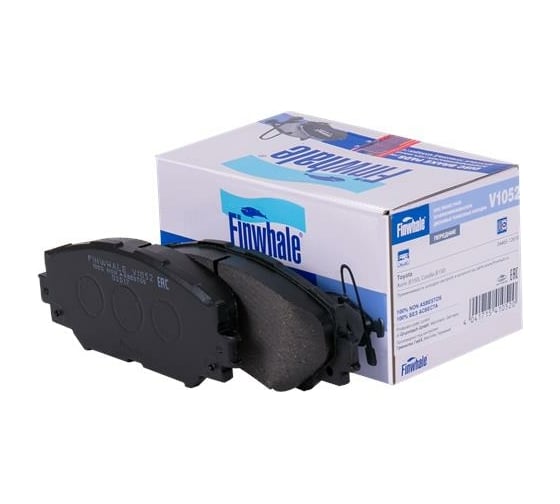 Изображение товара Колодки передние дисковые Auris (06-09) / Corolla (06-13) / Urban Cruiser (09-н.в.) / Verso-S (10-н.в.) FINWHALE V1052