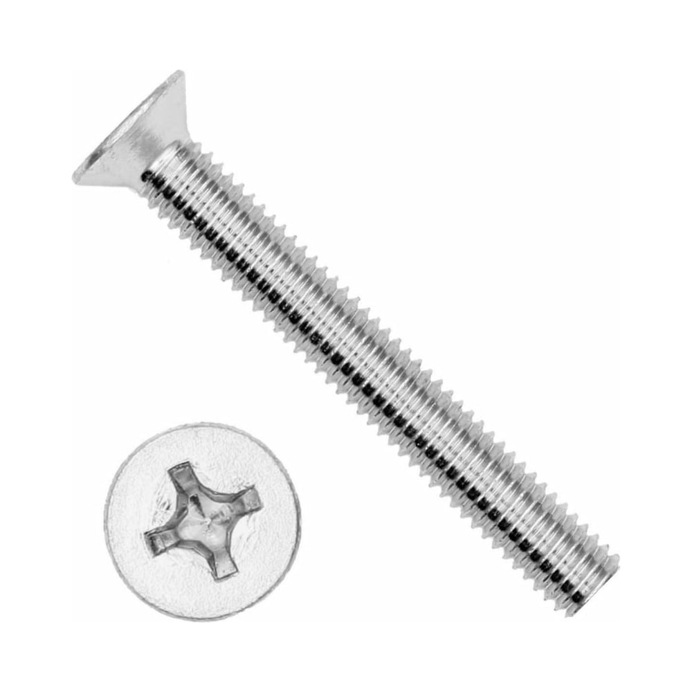 Изображение товара Винт BEFAST DIN 965 (ГОСТ 17475-80) потай, покрытие цинк, М6x30 965F06030450S