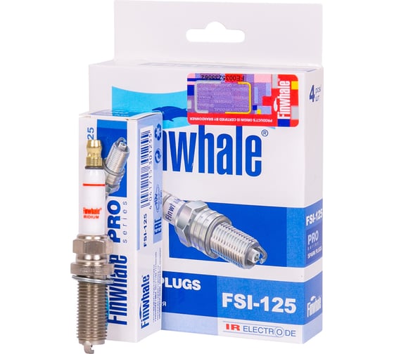 Изображение товара Свеча зажигания Iridium DISCOVERY (09-), RANGE ROVER SPORT (09-), JAGUAR XF(X250), XJ (09-) FINWHALE FSI125