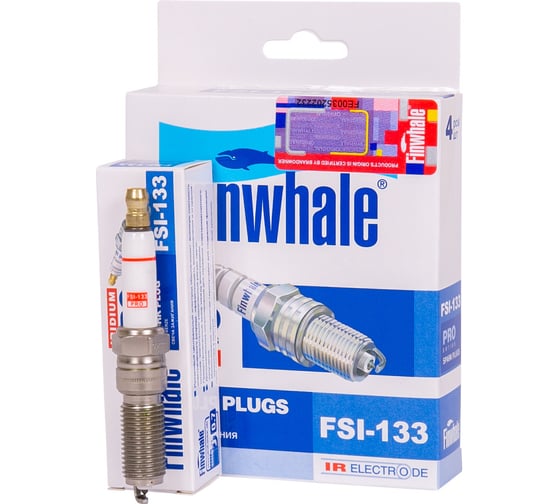 Изображение товара Свеча зажигания Iridium ASTRA(B16), INSIGNIA(13-,17-), MOKKA(J13), ZAFIRA (P12) FINWHALE FSI133