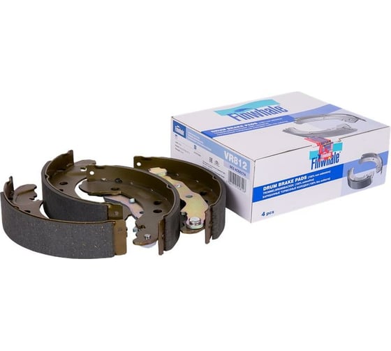 Изображение товара Колодки барабанные задние комплект Lada Vesta; Micra III / Note (E11); Clio III (без ESP) FINWHALE VR812