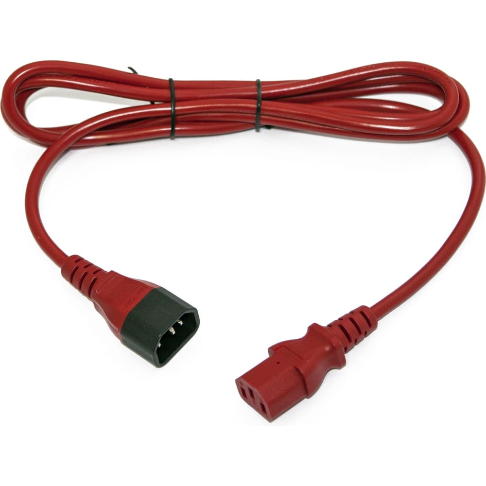 PWC-IEC13-IEC14-1.8-RD кабель питания монитор-компьютер Hyperline