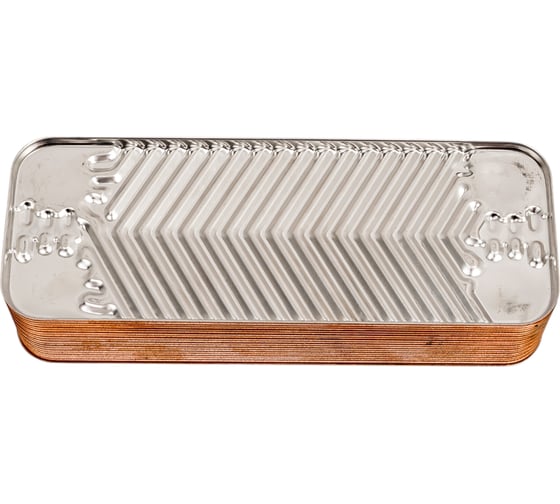 Изображение товара Паяный теплообменник Zilmet ZB207 - 20 P; соединение 3/4"ст+1/2"нержавеющая сталь; рабочее давление А-В 8 бар, С-D 3 бара, р-ры: 207-77 мм, t = -10 +120 C 17B2072002