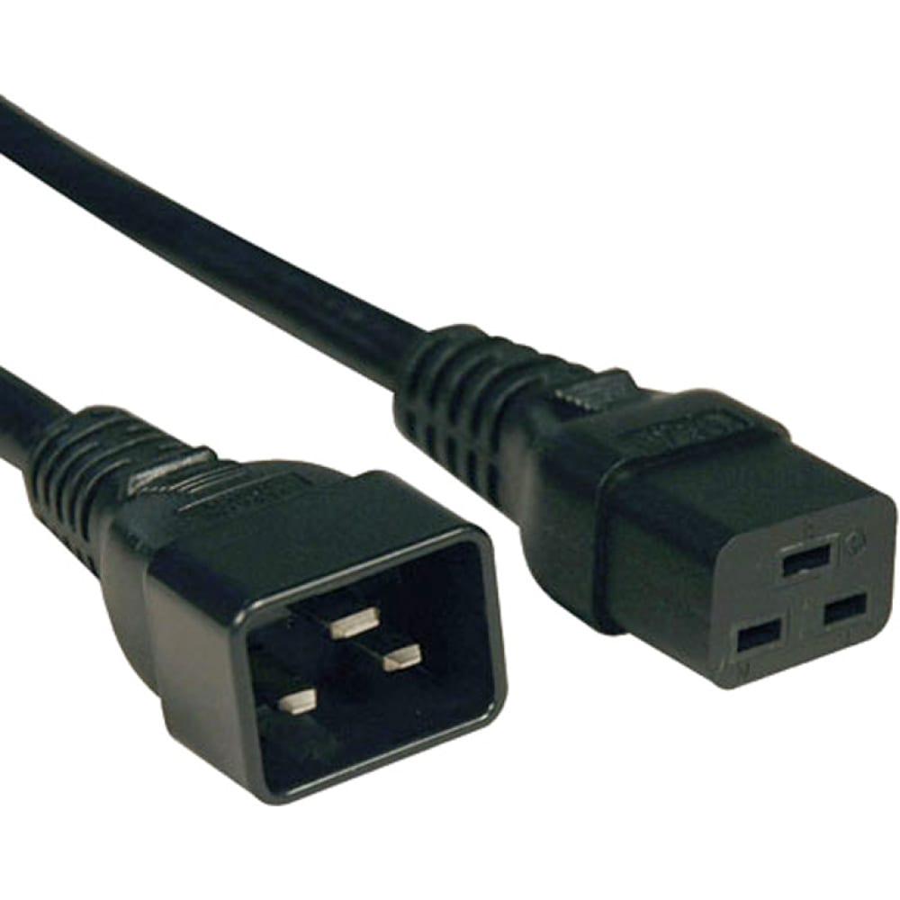 PWC-IEC19-IEC20-0.5-BK кабель питания Hyperline кабель для компьютера hyperline pc apm stp rj45 r45 rj45 r45 c5e 5m lszh gn