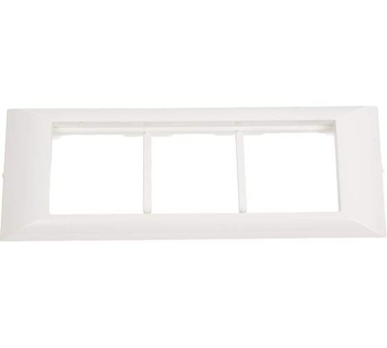 Изображение товара Суппорт Экопласт PMA-45/6 для 3 розеток 45x45 или 6 модулей 22.5x45 ARC-LAN 1шт. 573916-1