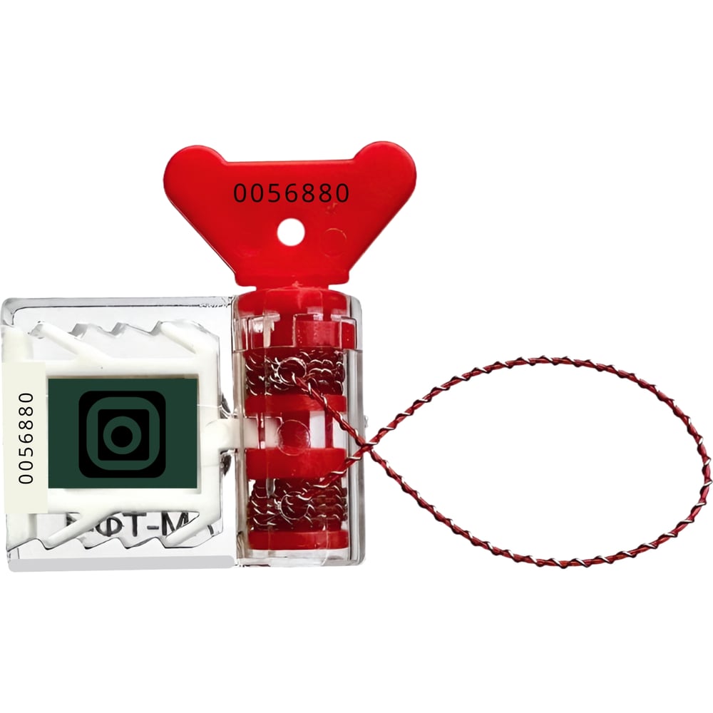 Изображение товара Антимагнитная роторная пломба-защелка ТПК Технологии Контроля ам-тф-1 25 мтл 100 шт