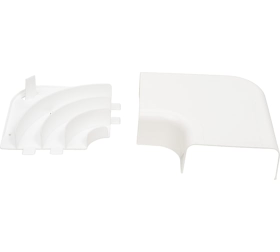 Изображение товара Угол Экопласт RLA100x40 плоский, 100x40мм, с задней стенкой и разделителем, ARC-LAN, 1шт. 576314-1