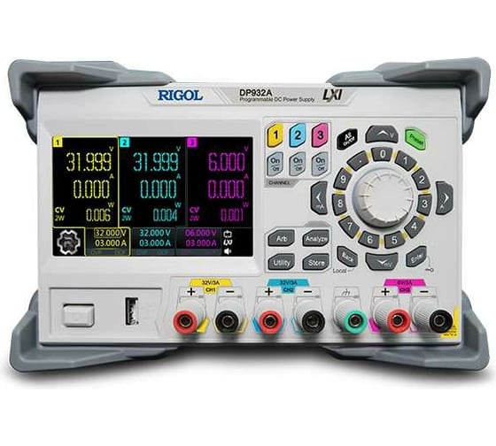 Изображение товара Источник питания постоянного тока Rigol 3 канала, с возможностью их соединения DP932A