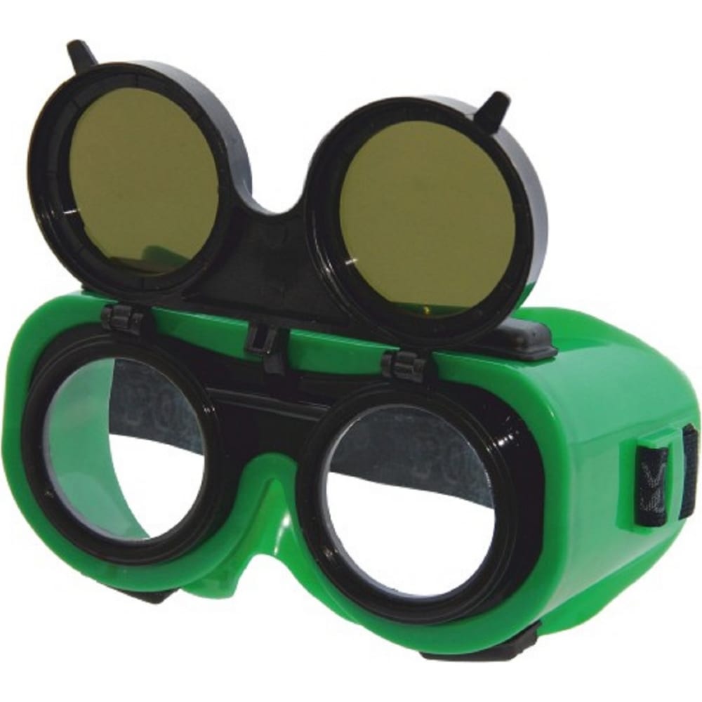 Защитные закрытые очки РОСОМЗ шторы для тента 160g 3x2 м тёмно зелёный 2 шт