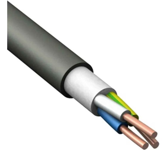 Изображение товара Кабель ВВГнг(А)-LS Госткабель, ООО 3x1,5ок (N, PE)-0,66 (круглый) бухта 100 метров ГОСТ 31996-2012 4631164202434 4631161259233