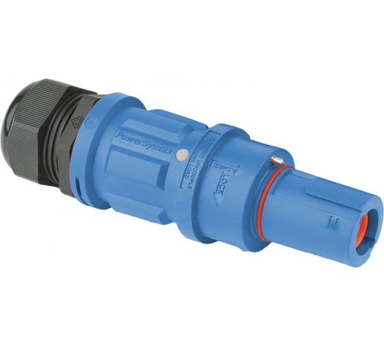 Изображение товара Кабельная вилка Valentini SPZ 480А/1P/IP67 Neutral SPZ4LDNBL120MP