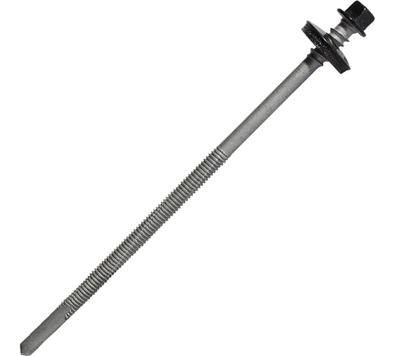 Изображение товара Саморез для сэндвич-панелей HARDWEX ТМ HWX16-P20-6.3/5.5x140 мм, св.№6, RUSPERT, RAL 9005, 100 шт. 5190002408395