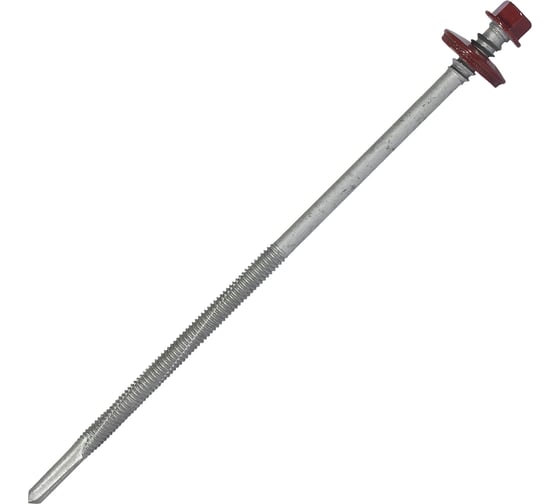 Изображение товара Саморез для сэндвич-панелей HARDWEX ТМ HWX16-P20-6.3/5.5x160 мм, св.№6, RUSPERT, RAL 3009, 50 шт. 5190002408517