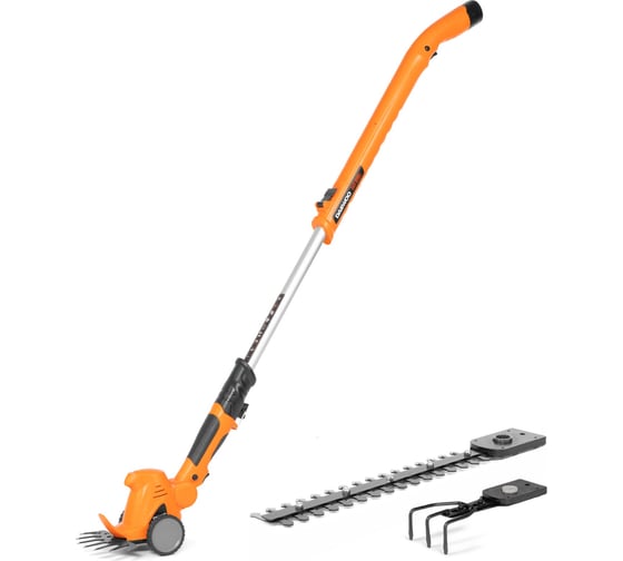 Изображение товара Аккумуляторные ножницы-кусторез с штангой DAEWOO DAHT 1212Li SET