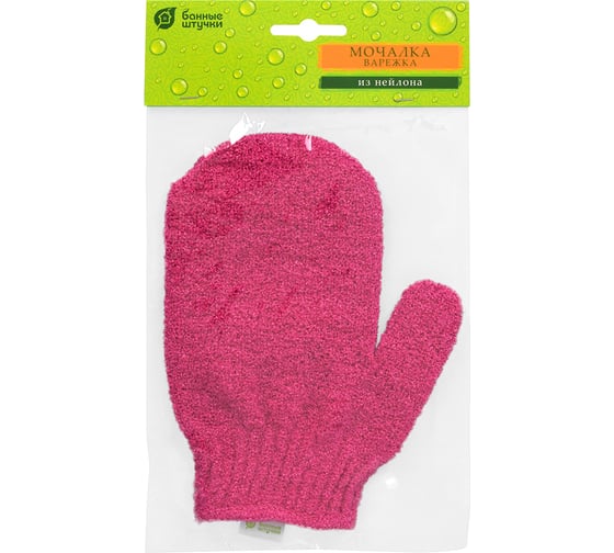 Изображение товара Мочалка для душа Банные штучки варежка, 13x18 см, hard 41465
