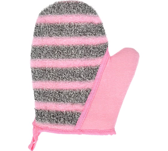 Изображение товара Мочалка варежка Банные штучки женская, 18x22 см, двусторонняя, medium 41463