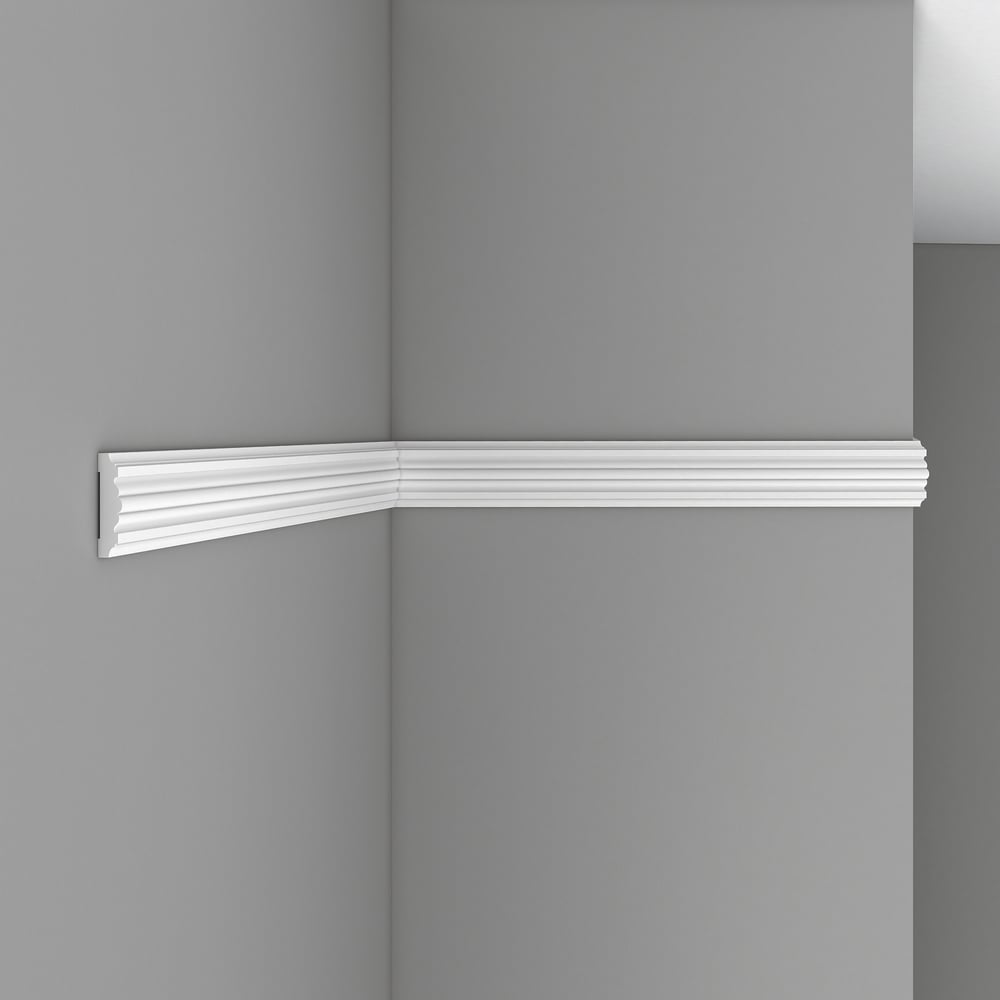 Изображение товара Гибкий молдинг Decomaster 50x12x2400 мм для отделки и декора