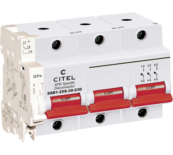 Изображение товара Устройство безопасного отключения CITEL SSD1-25S-30-230 804113