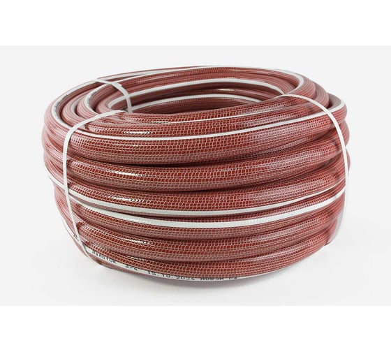 Изображение товара Пятислойный, армированный шланг НОВЭМ ПВХ ЛапотОК ЛПТ 3/4" 50м, красный