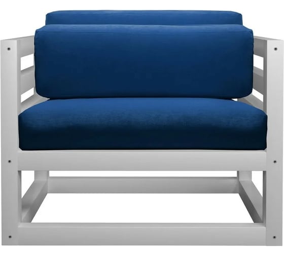 Изображение товара Кресло Arsko Магнус белая эмаль/Atlanta Denim 80540711