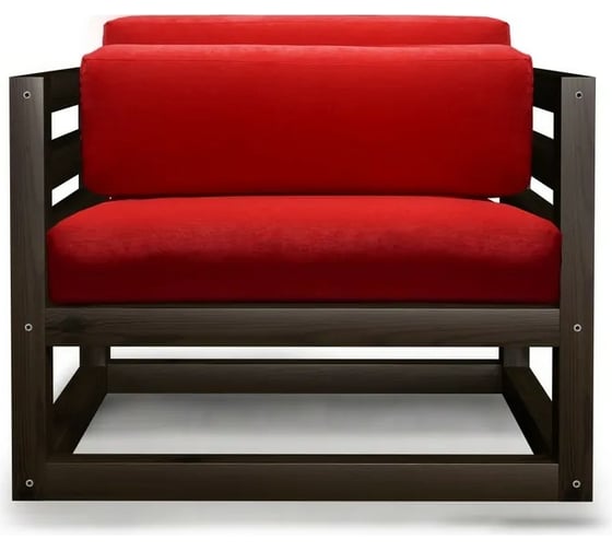 Изображение товара Кресло Arsko Магнус венге/Atlanta Red 80540714