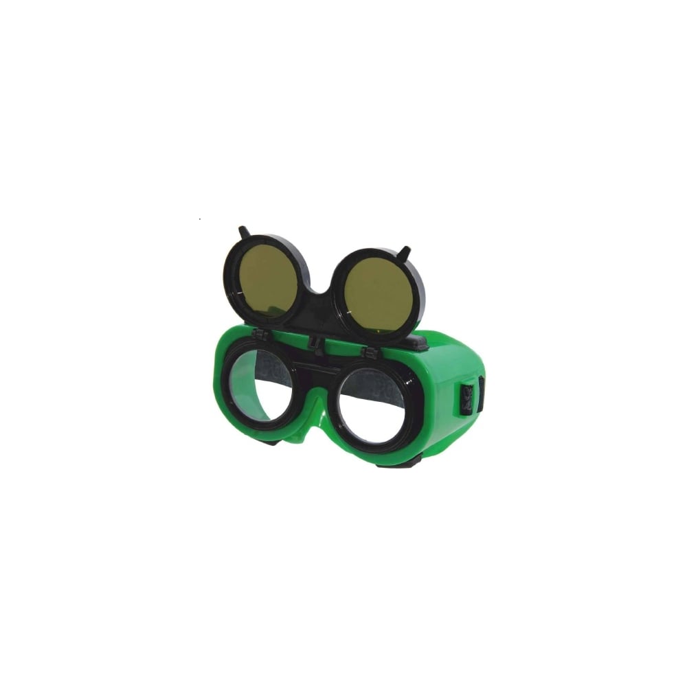 Защитные закрытые очки РОСОМЗ футляр для очков хлопушка 15 6 х 6 х 3 1 см зелёный