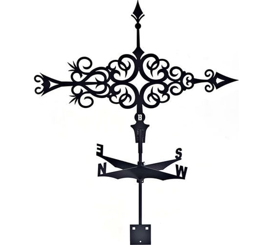 Изображение товара Флюгер Borge Стрелка, 755x525 мм, черный RAL 9005 01.489.07.00.04.000.9005