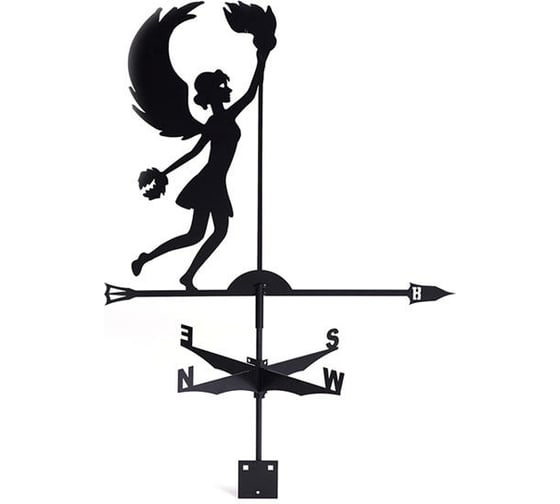 Изображение товара Флюгер Borge Ника, 700x600 мм, чёрный RAL 9005 01.484.07.00.04.000.9005