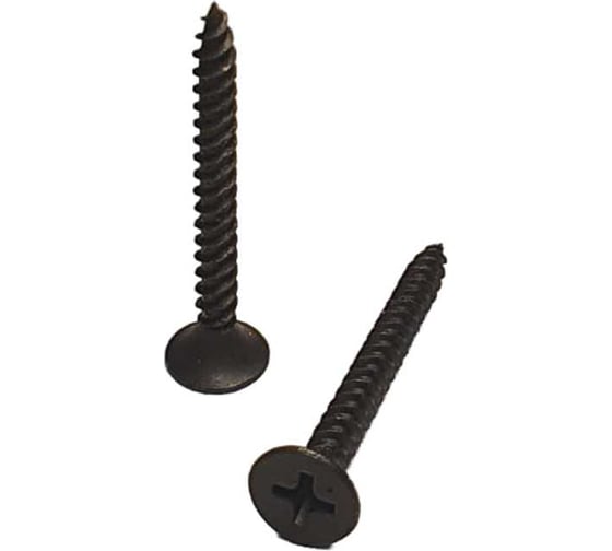 Изображение товара Усиленный черный саморез по металлу GSMETZ 3.5x35 мм, фосфатированный, 10 кг, 5000 шт., ph2 1013535