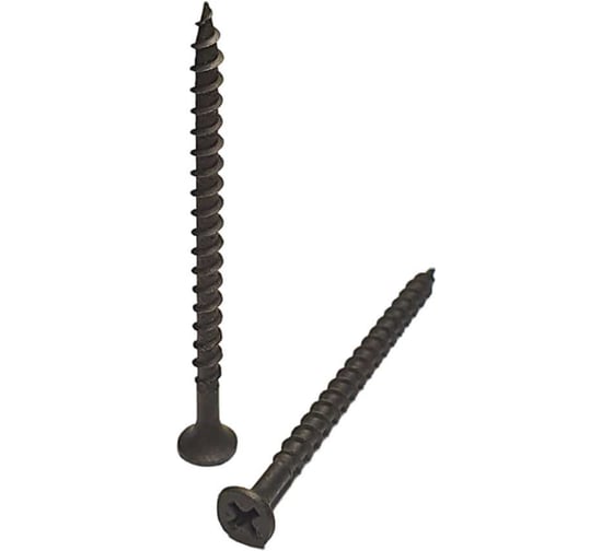 Изображение товара Черный саморез по дереву GSMETZ 3.8x64 мм, фосфатированный, 10 кг, 2702 шт., ph2 1003864