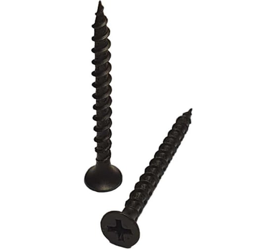 Изображение товара Черный саморез по дереву GSMETZ 3.5x45 мм, фосфатированный, 10 кг, 4166 шт., ph2 1003545