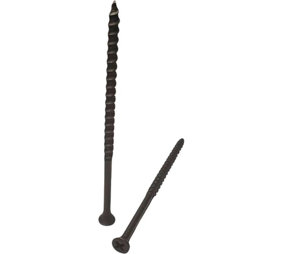 Изображение товара Черный саморез по дереву GSMETZ 4.8x100 мм, фосфатированный, 10 кг, 1098 шт., ph2 10048100